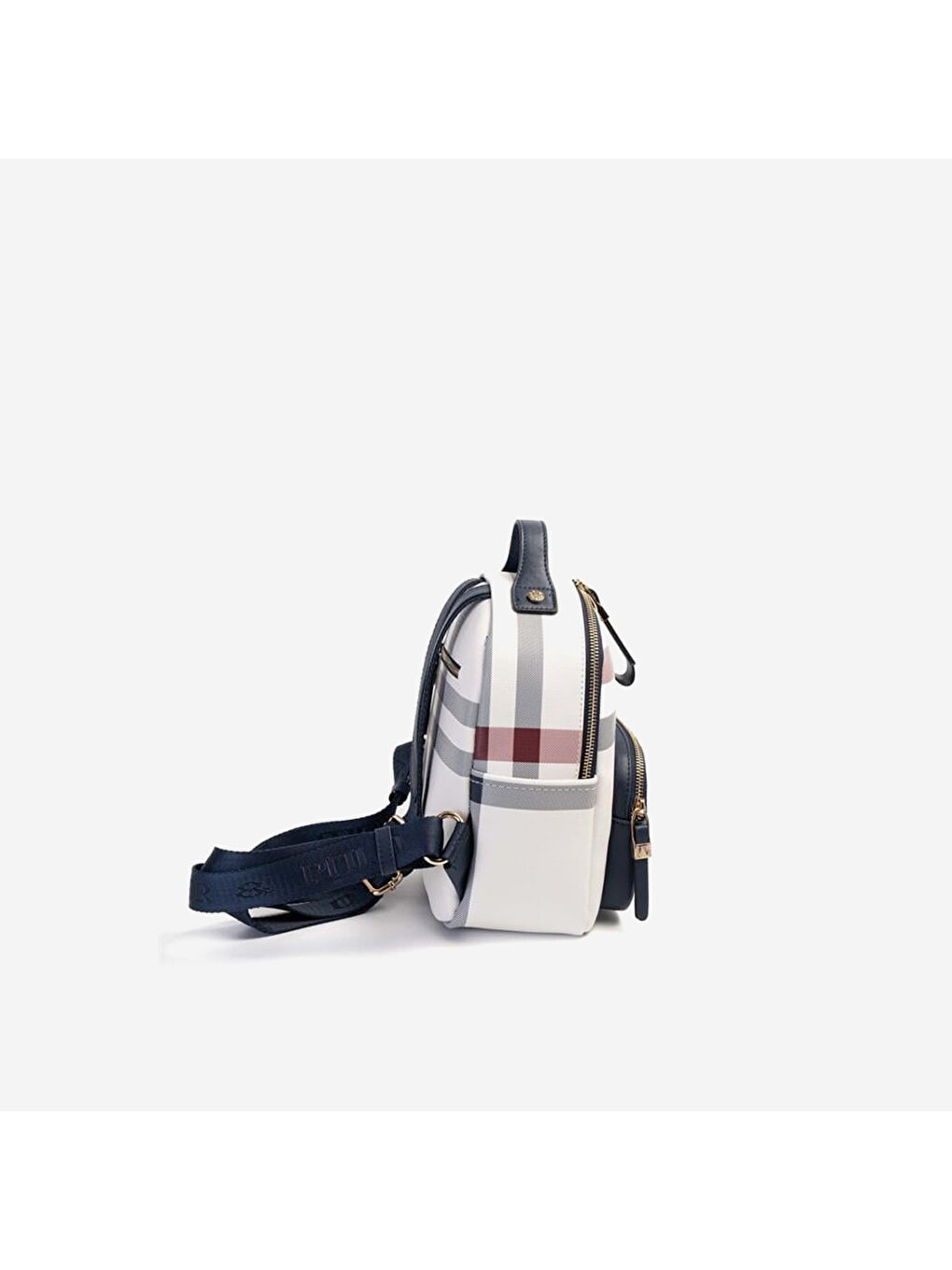 Karışık Kadın SP1130-MK3 SILVER POLO Sırt Çantası Beyaz-Lacivert-2