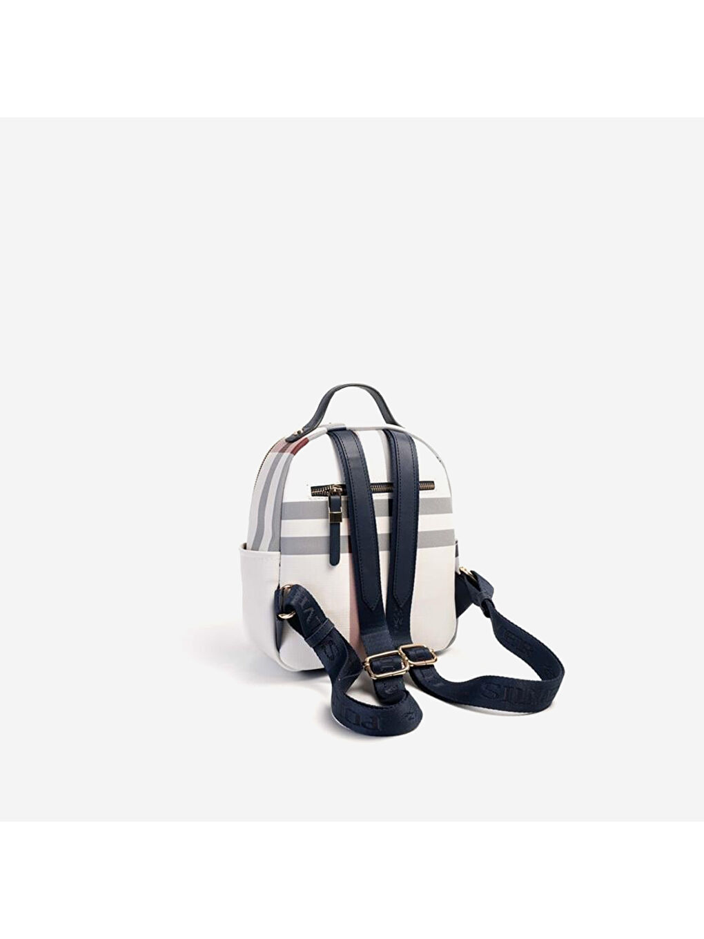 Karışık Kadın SP1130-MK3 SILVER POLO Sırt Çantası Beyaz-Lacivert-3
