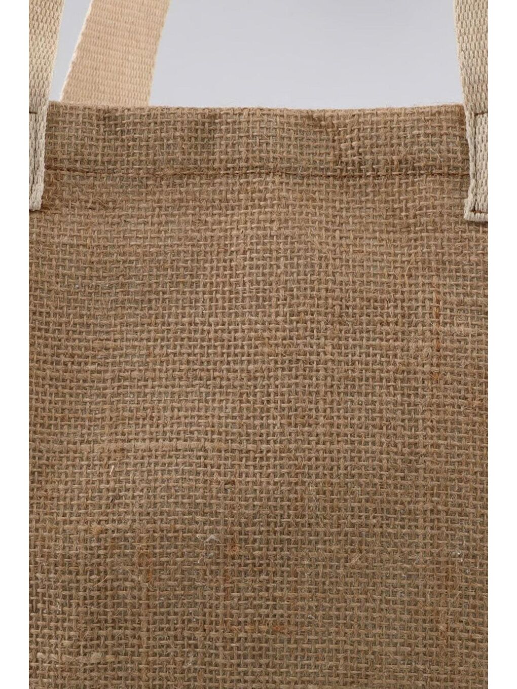 Kahverengi Jüt Kolon Sap Plaj Çanta-1