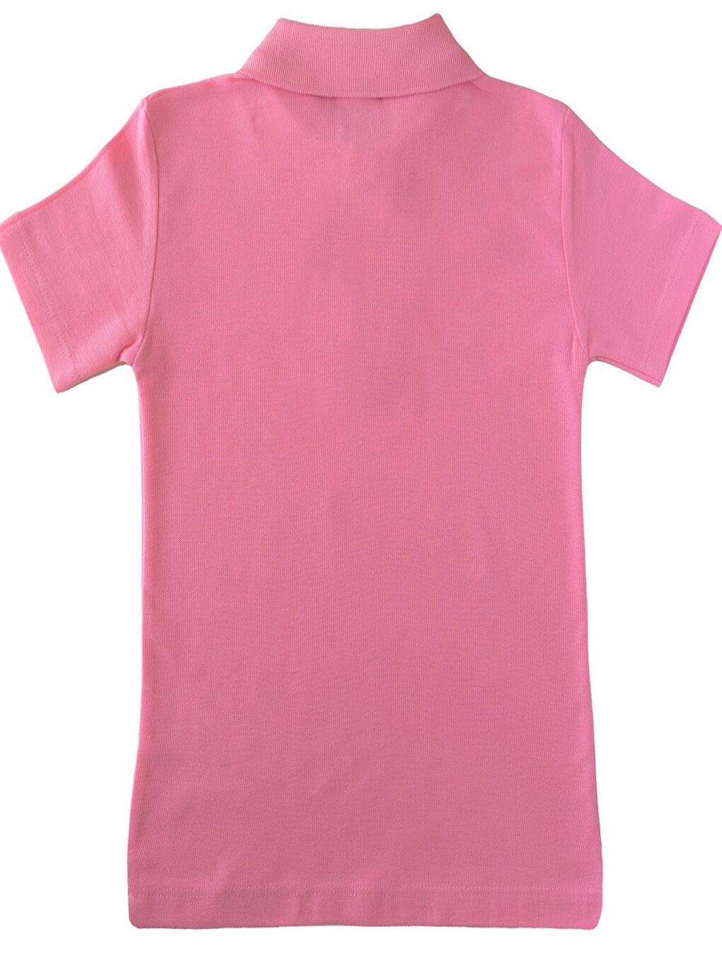 angelos Pembe Kız Çocuk Okul Tarz %100 Pamuk T-Shirt - 5-17 Yaş AG001 - 3