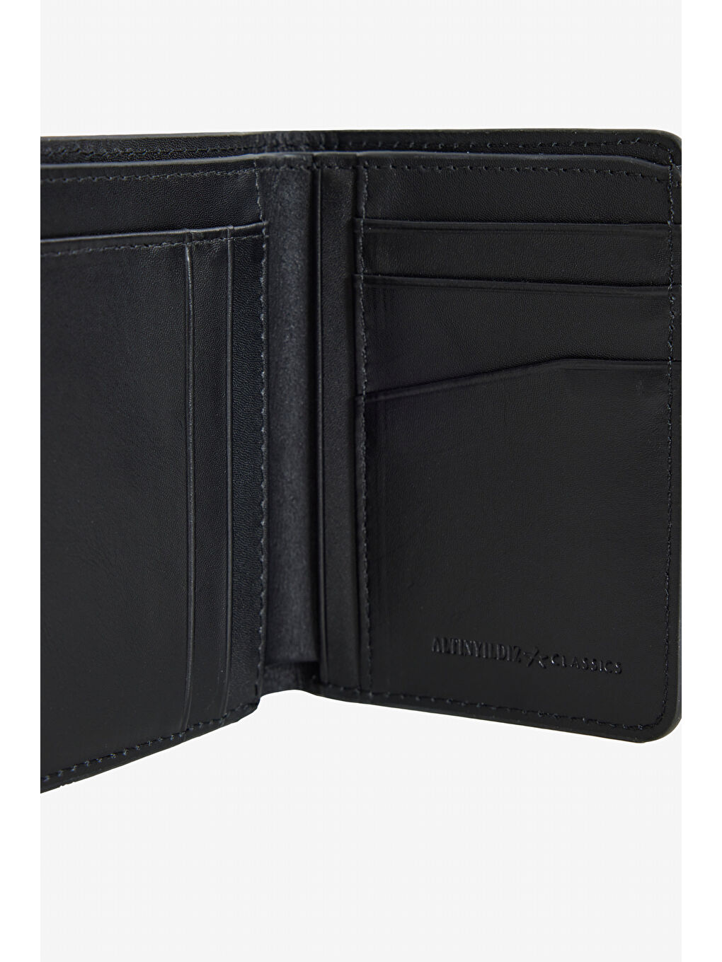 Erkek Siyah %100 Hakiki Deri Cüzdan-2