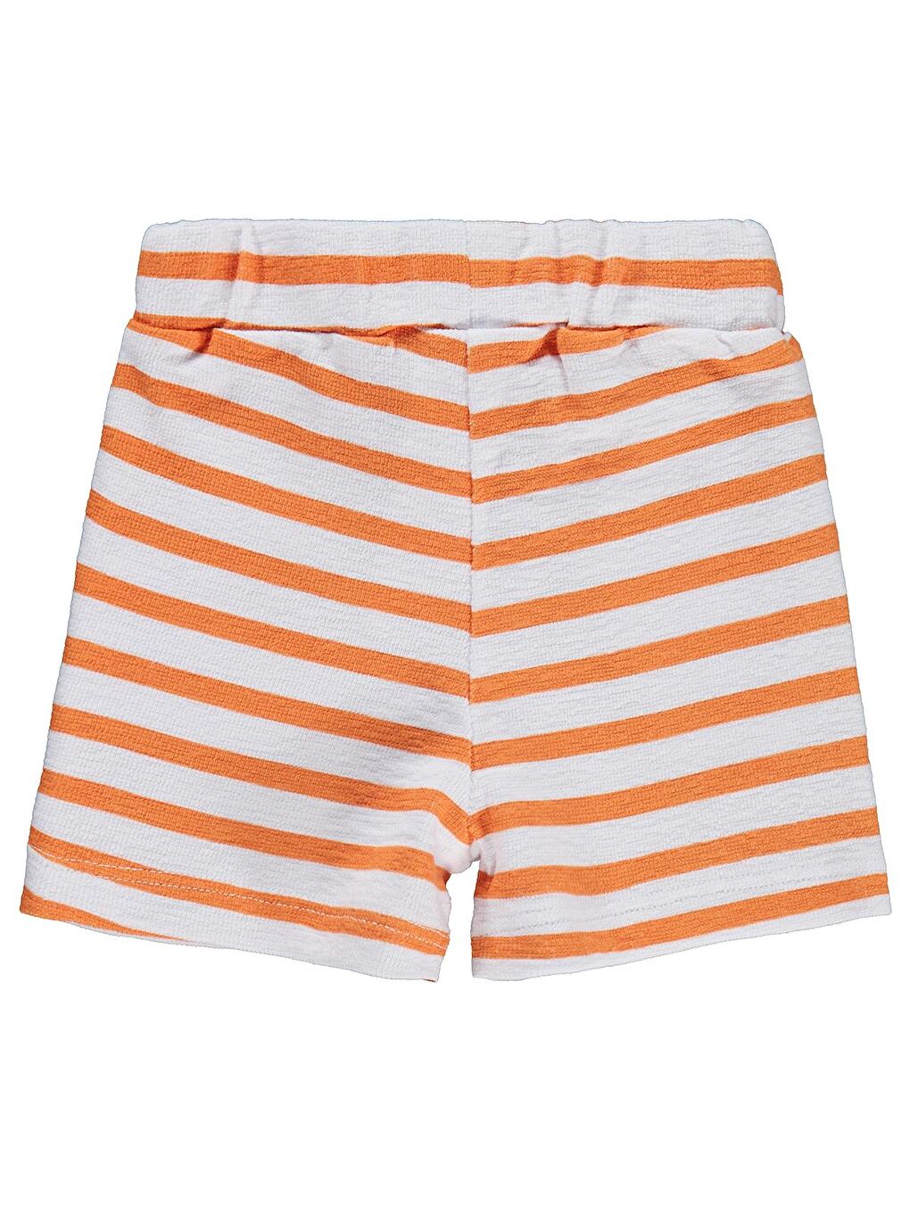 Baby Çizgili 6-18 Ay Şort - Turuncu-1