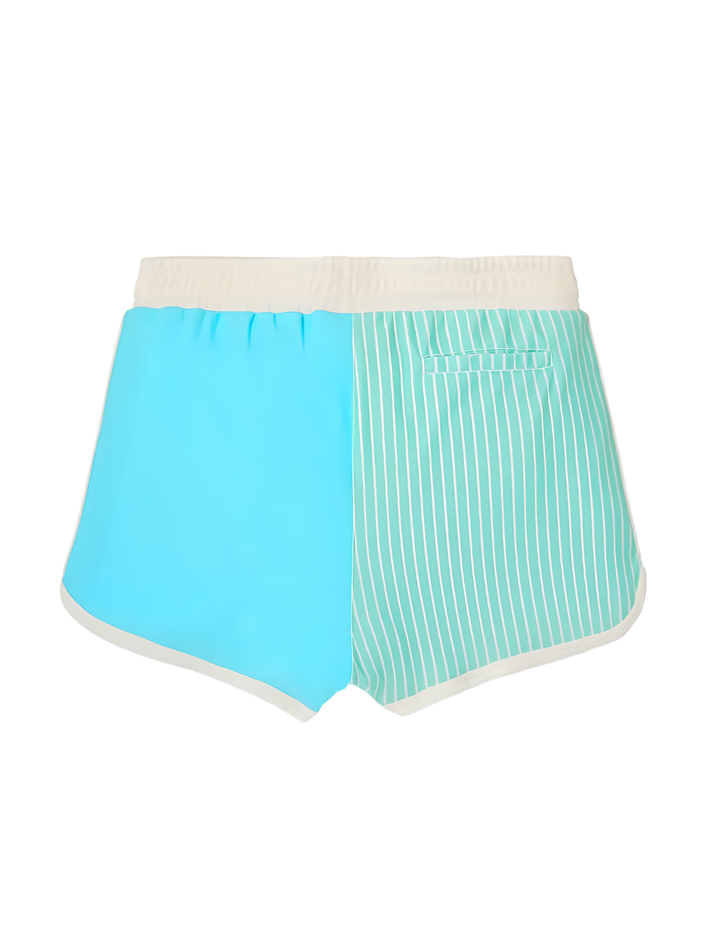 Mavi UV Korumalı Yüzme Şortu Blue Striped-1