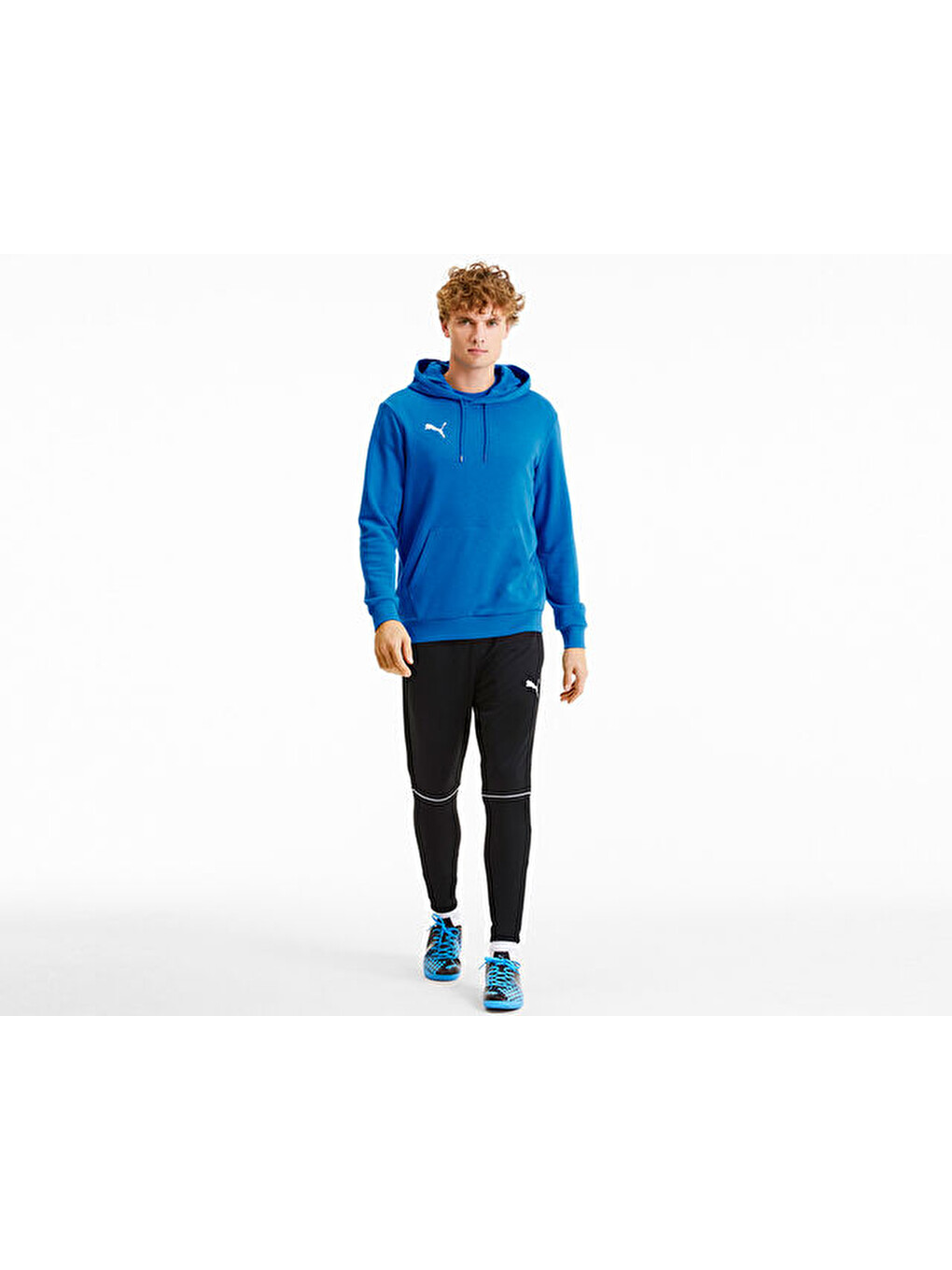 65658002 Teamgoal 23 Causals Hoody Erkek Sweatshirts Mavi-4