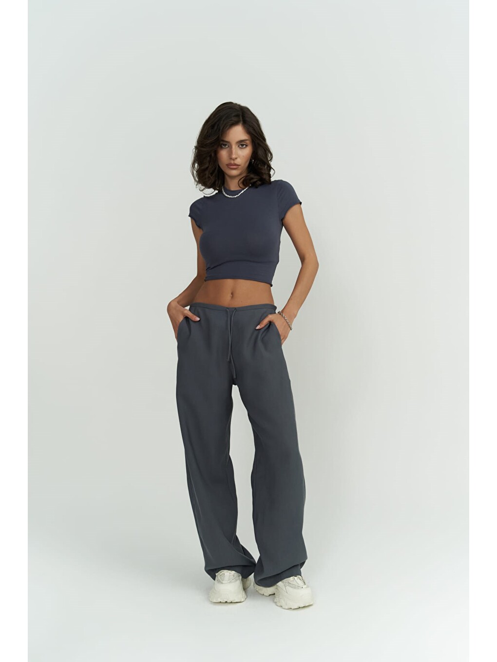 Paris Antrasit Basic Pantolon