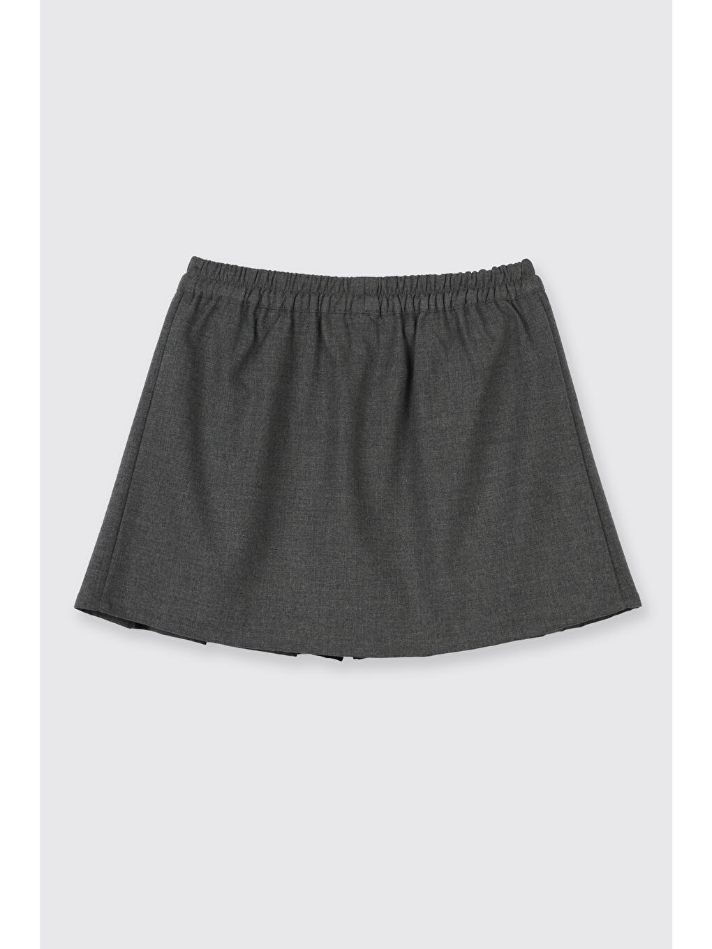 Kız Çocuk Antrasit Şort Etek-5