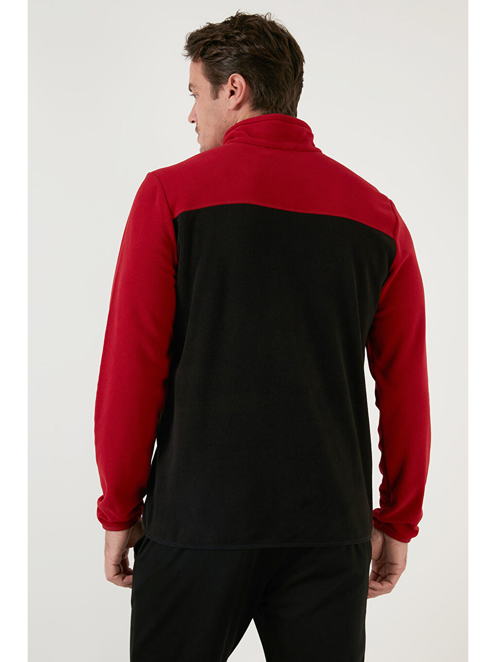 Bordo Regular Fit Anti-Pilling Tüylenme Yapmayan Dik Yaka Şardonlu 2'li Paket Polar 5906016S2-4