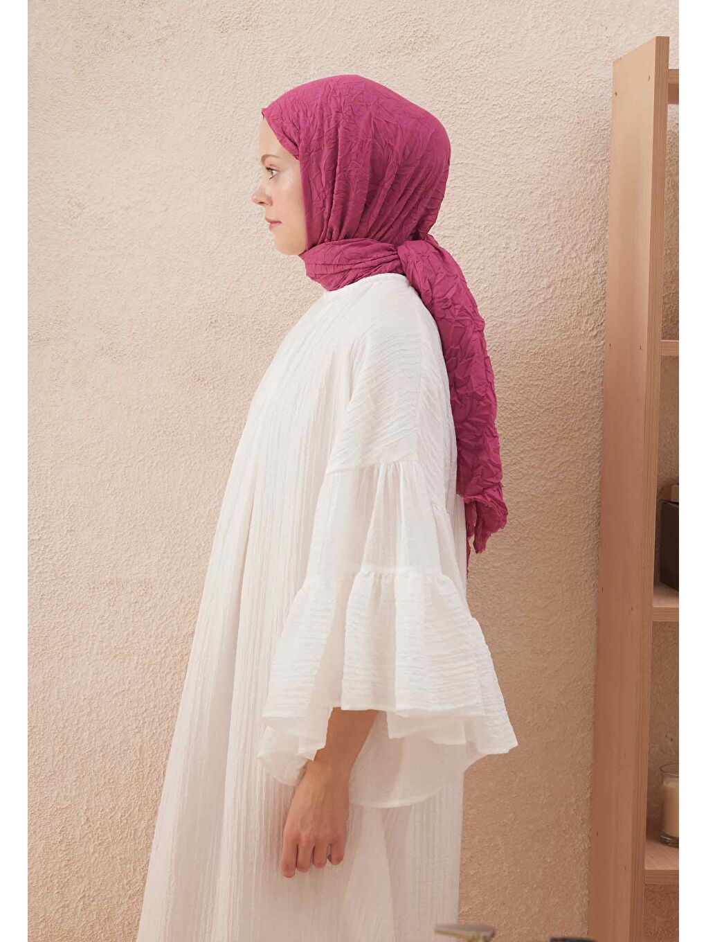 Vual Crash Şal Pembe Rüya-3