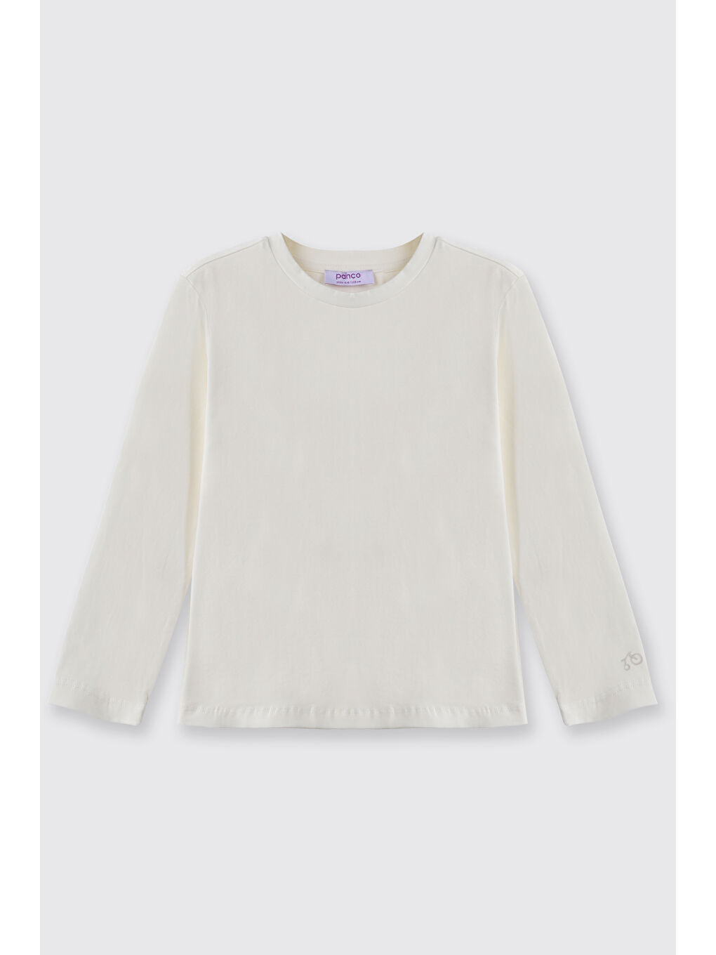 Beyaz Kız Çocuk Uzun Kollu T-Shırt