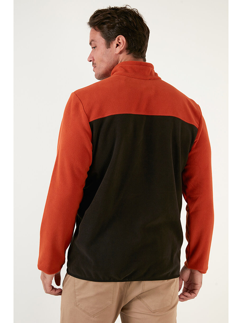 Gri Regular Fit Anti-Pilling Tüylenme Yapmayan Dik Yaka Şardonlu 2'li Paket Polar 5906016S2-4