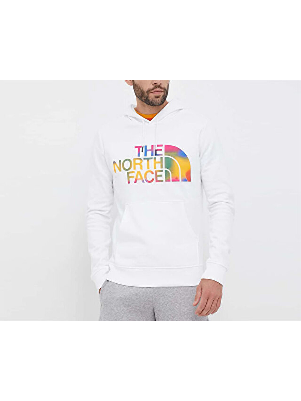 M Standard Hoodie Erkek Outdoor Sweatshirts Nf0a3xydıa01 Beyaz-2