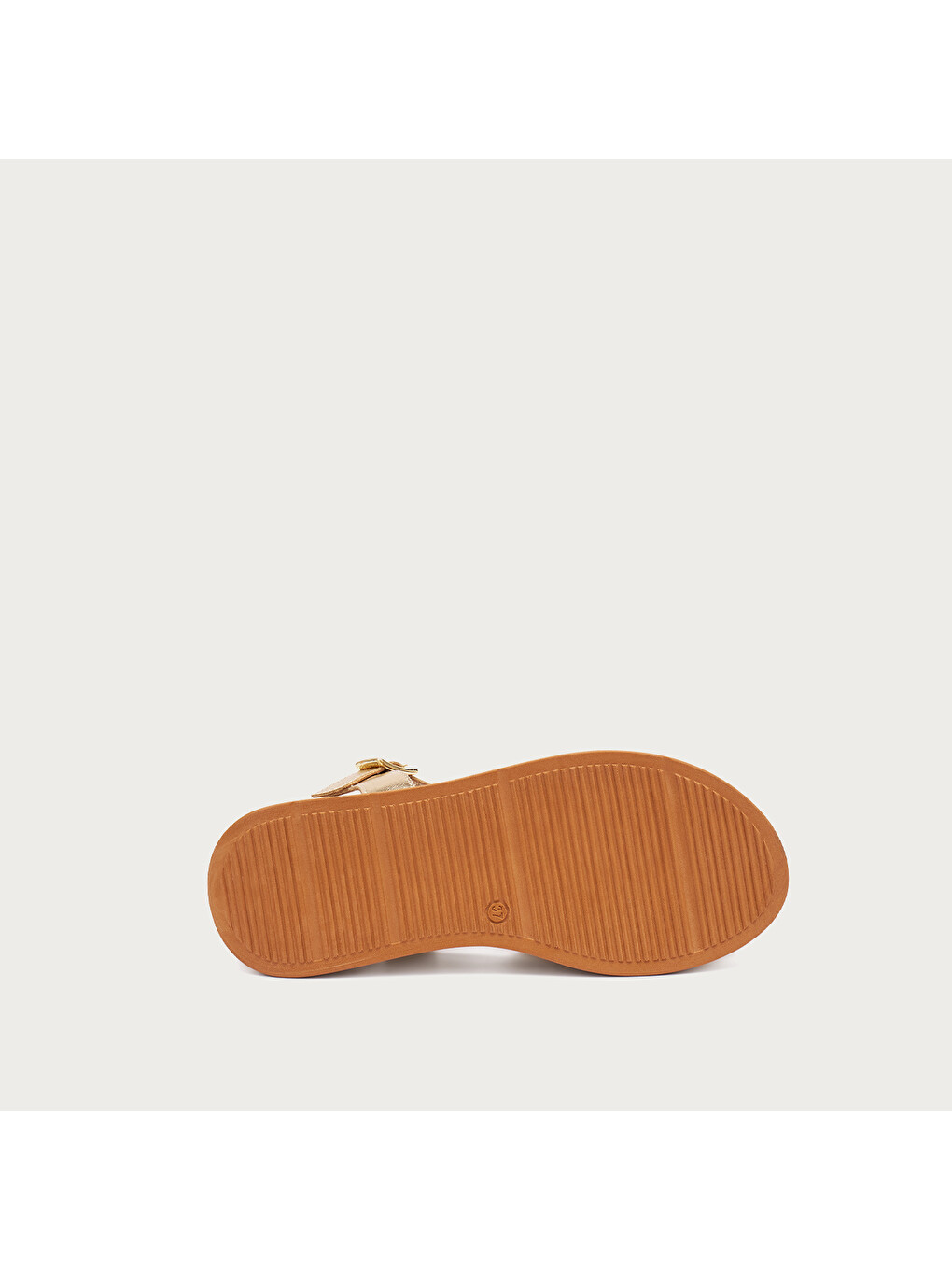 Sarı Kadın Sandalet 04V2 Laminated Leather Platform-4