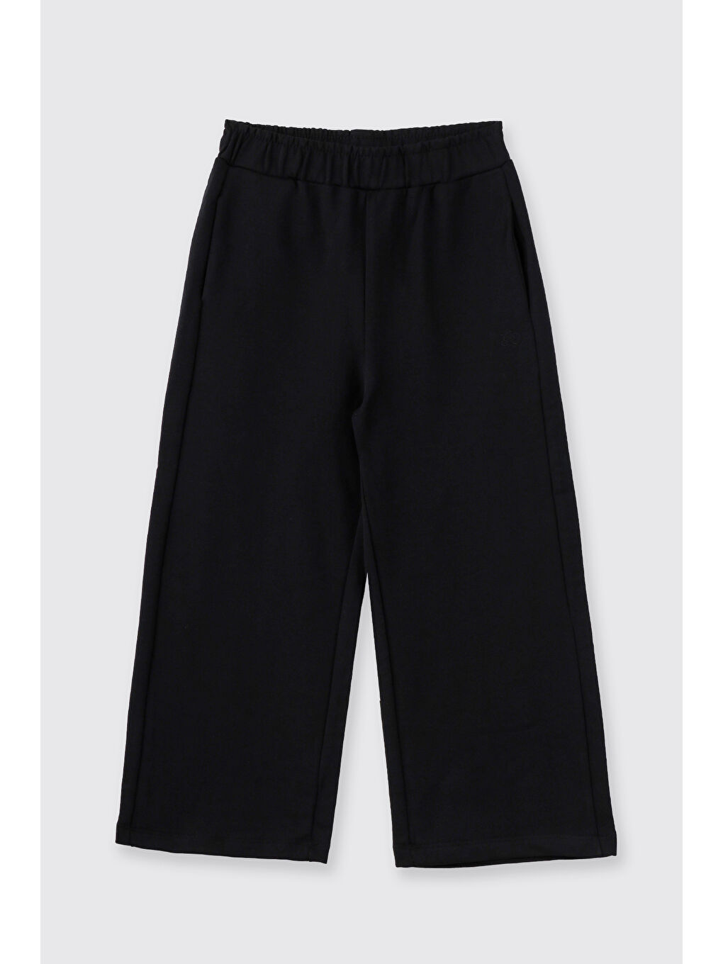 Siyah Kız Çocuk Beli Lastikli  Eşofman Altı