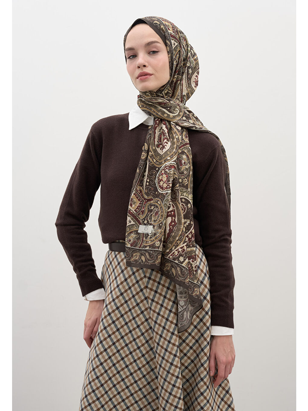 Panthea Desen Şal Haki-2