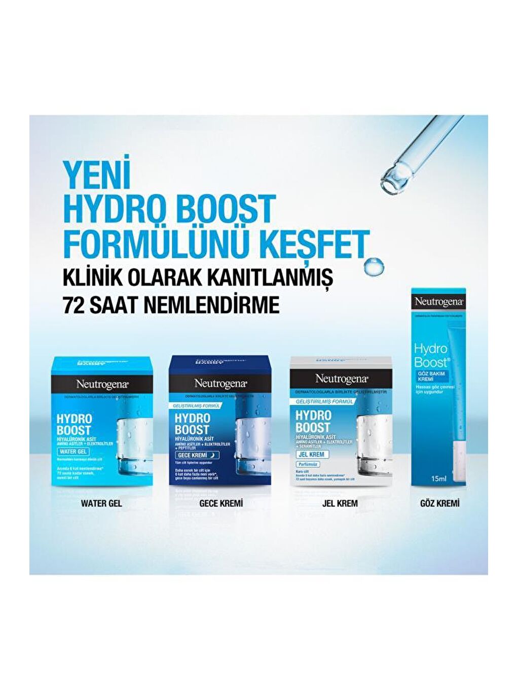 Neutrogena Renksiz Hydro Boost Gece Kremi 50 ml - 6