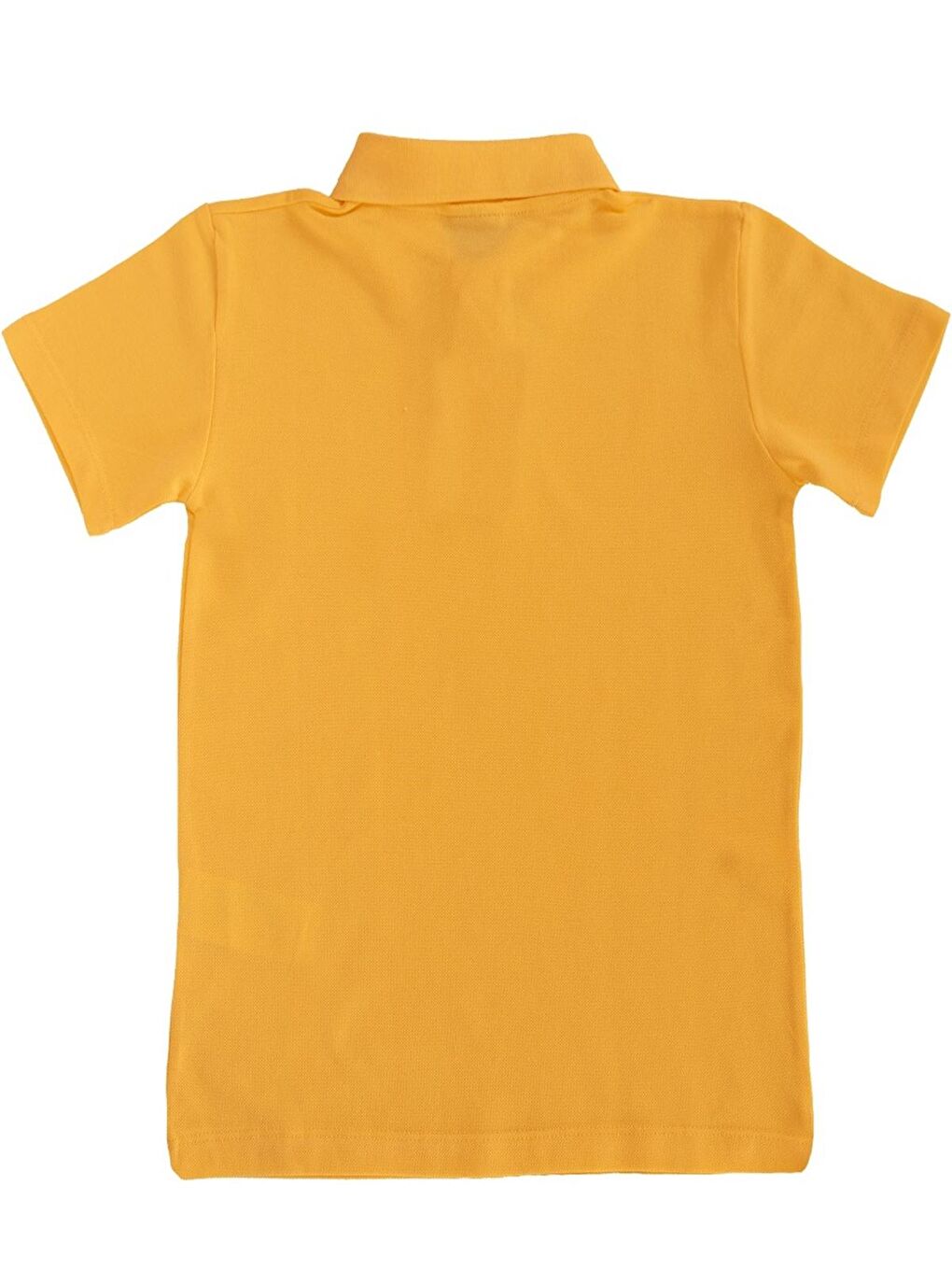 Sarı Kız Çocuk Okul Tarz %100 Pamuk T-Shirt - 5-17 Yaş AG001-4
