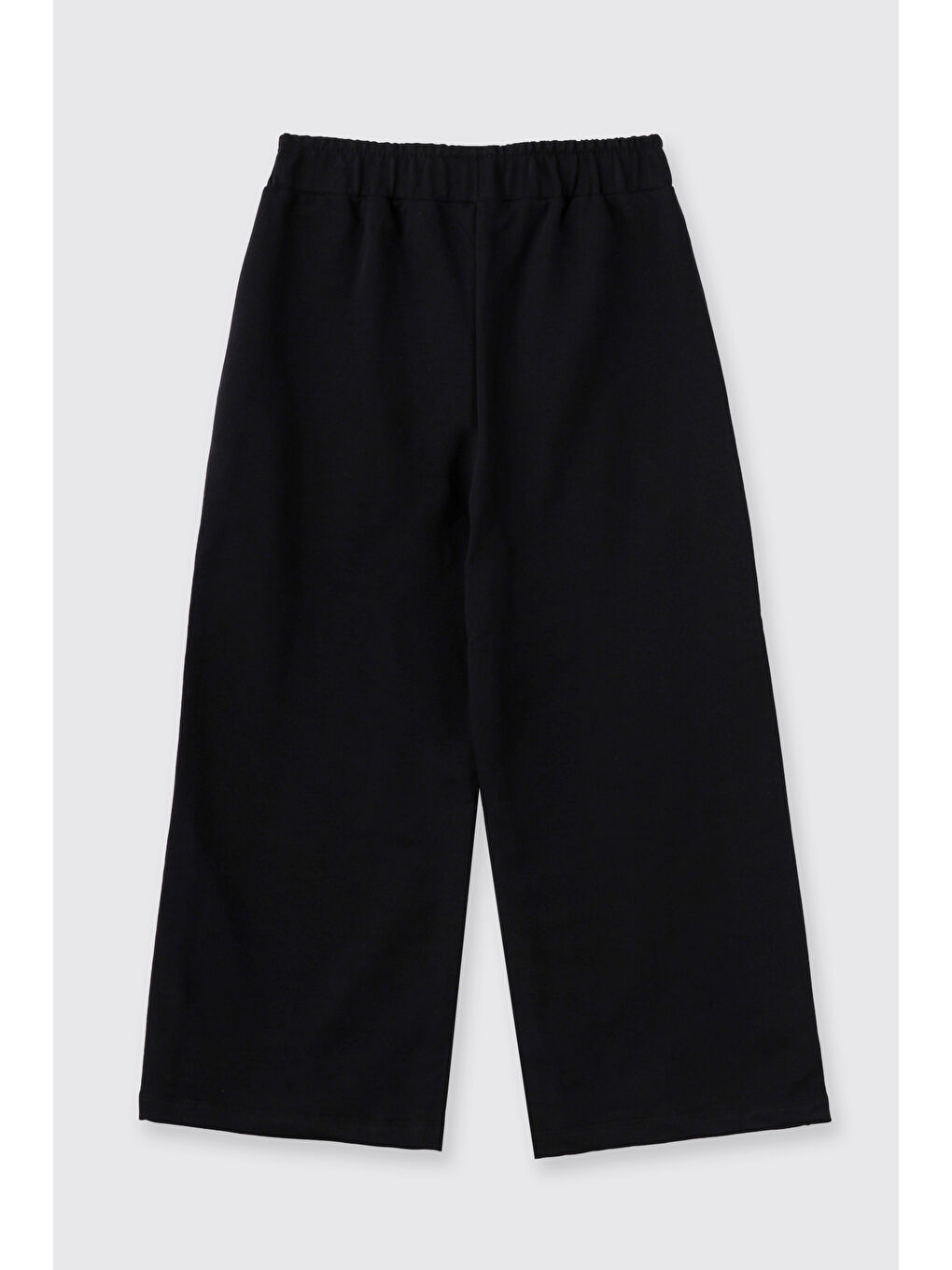 Siyah Kız Çocuk Beli Lastikli  Eşofman Altı-1