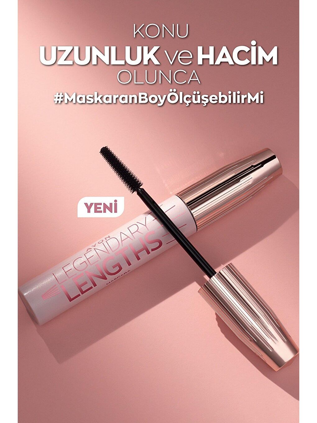 AVON Renksiz Legendary Lenghts Maskara Brown Black - 1