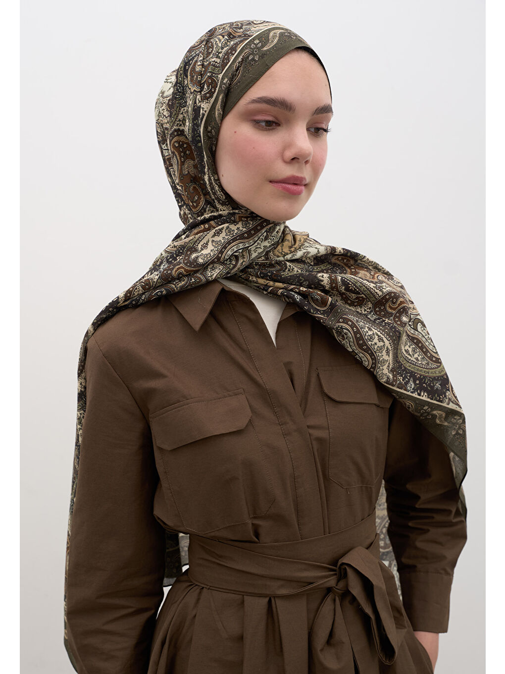 Avery Desen Şal Haki-1
