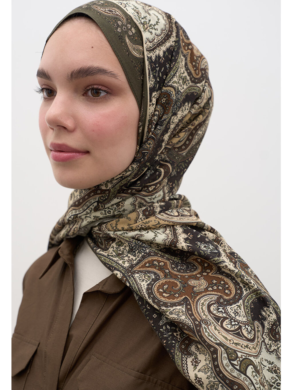 Avery Desen Şal Haki-3