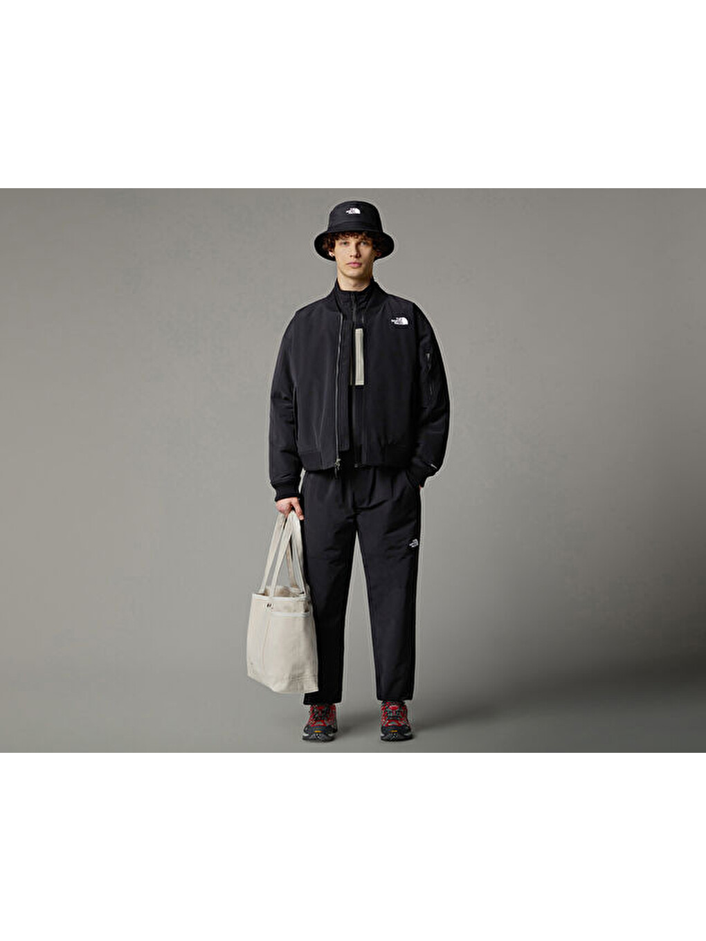 M Tnf Bomber Erkek Günlük Ceket Nf0a88xzjk31 Siyah-3