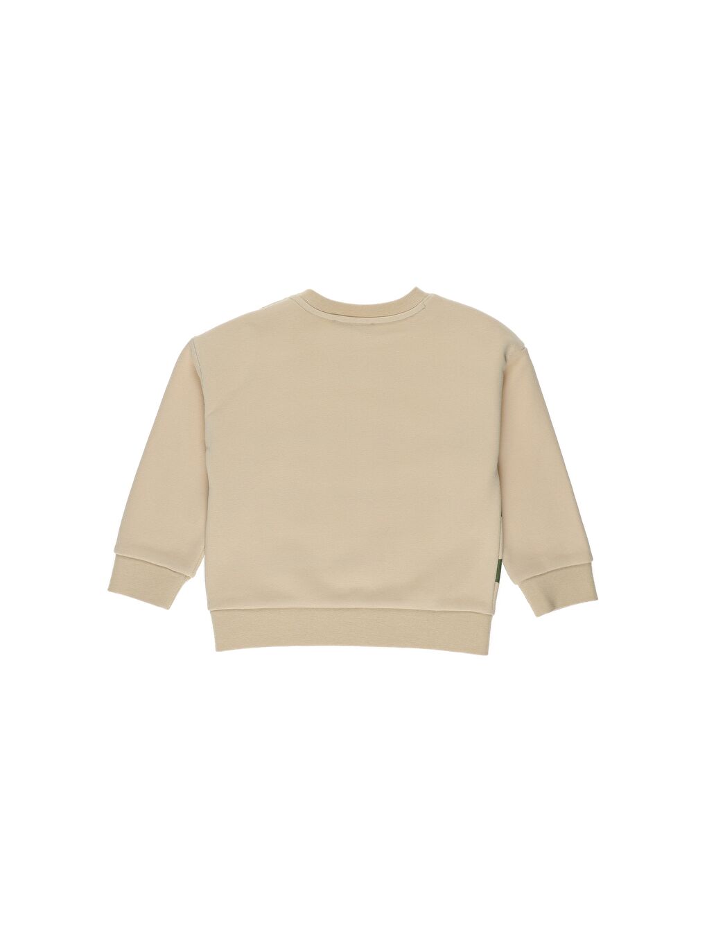 Panço Bej Erkek Çocuk  Baskı Detaylı Sweatshirt - 1