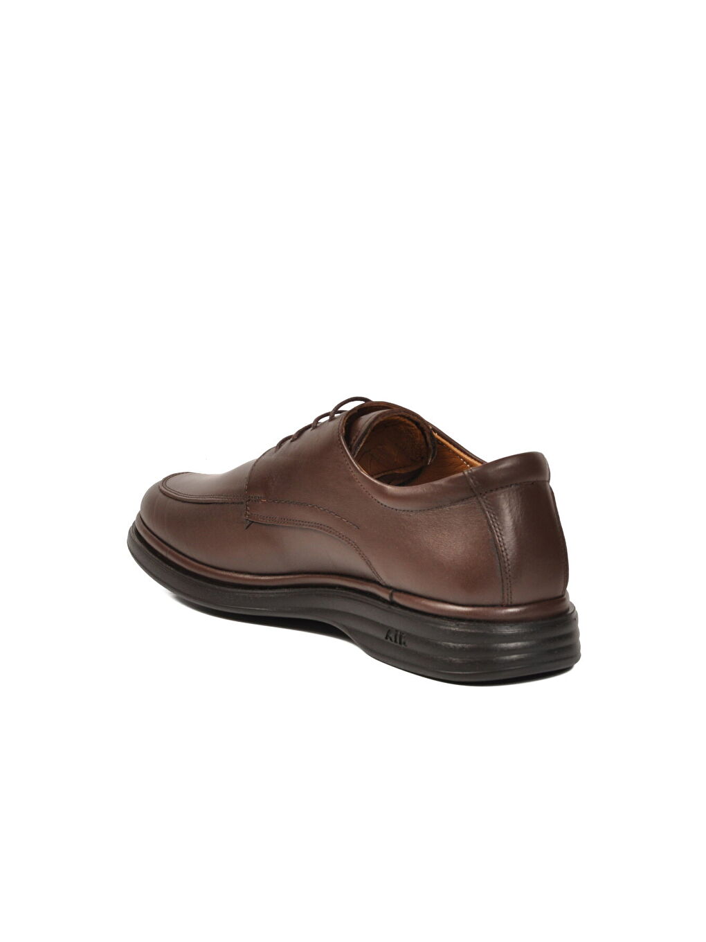 Kahverengi Kahve Hakiki Deri Bağcıklı Erkek Casual Ayakkabı 417 M-3