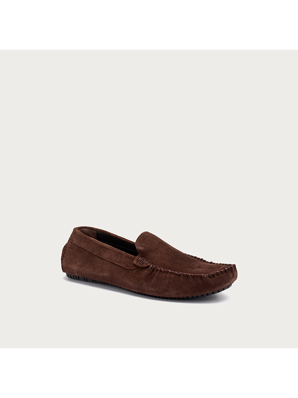 Erkek Kahverengi Loafer Ayakkabı 12B0 SUEDE-1