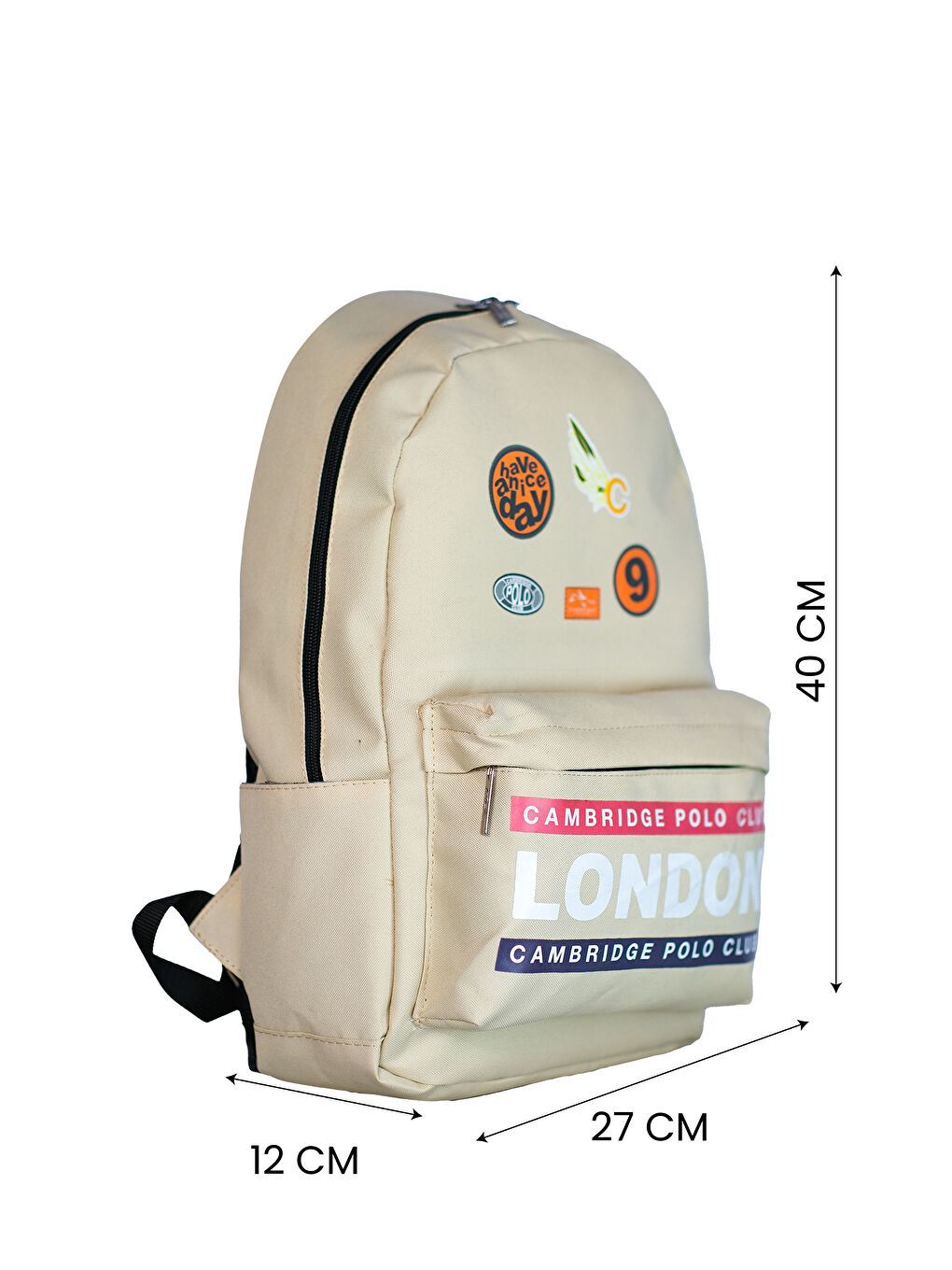 Streetwear Tek Ana Bölmeli Unisex Çocuk İlkokul Çantası-4