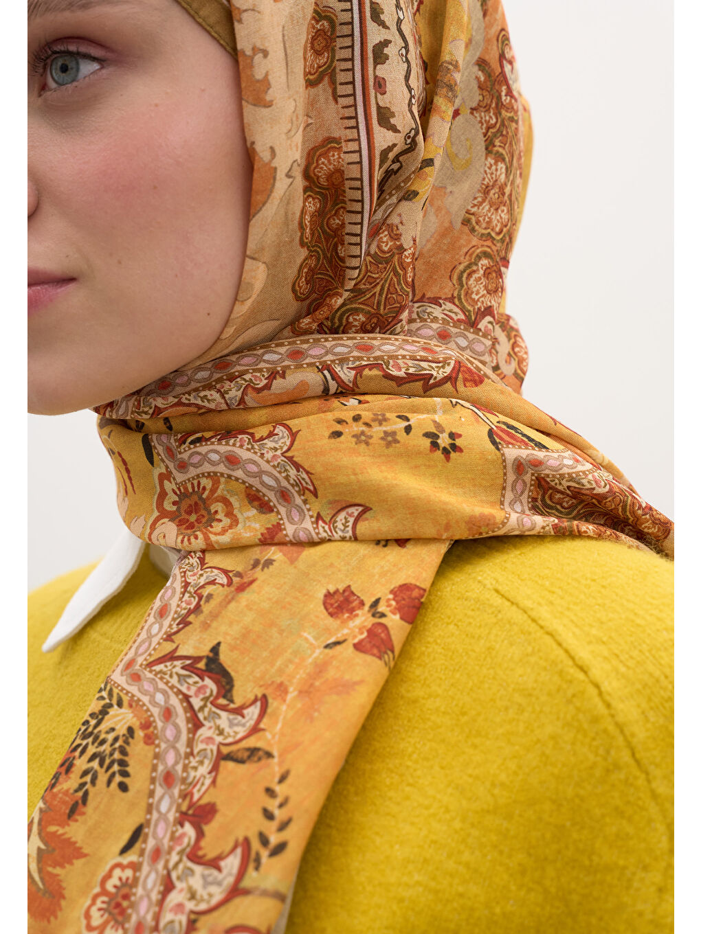 Kahverengi Arıane Desen Şal Kiremit-3