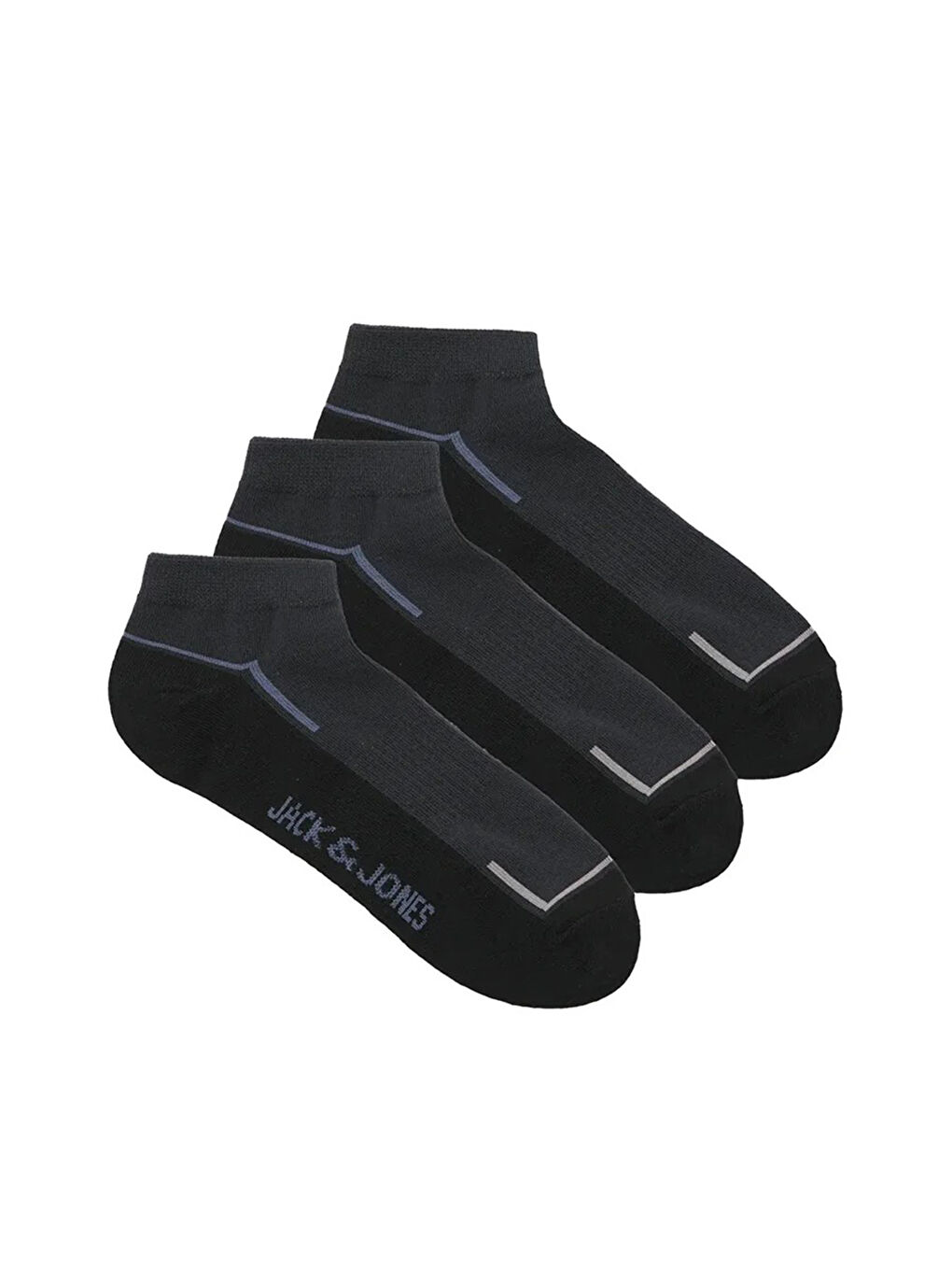 Walter Short Tennis 3' lü Erkek Siyah Çorap