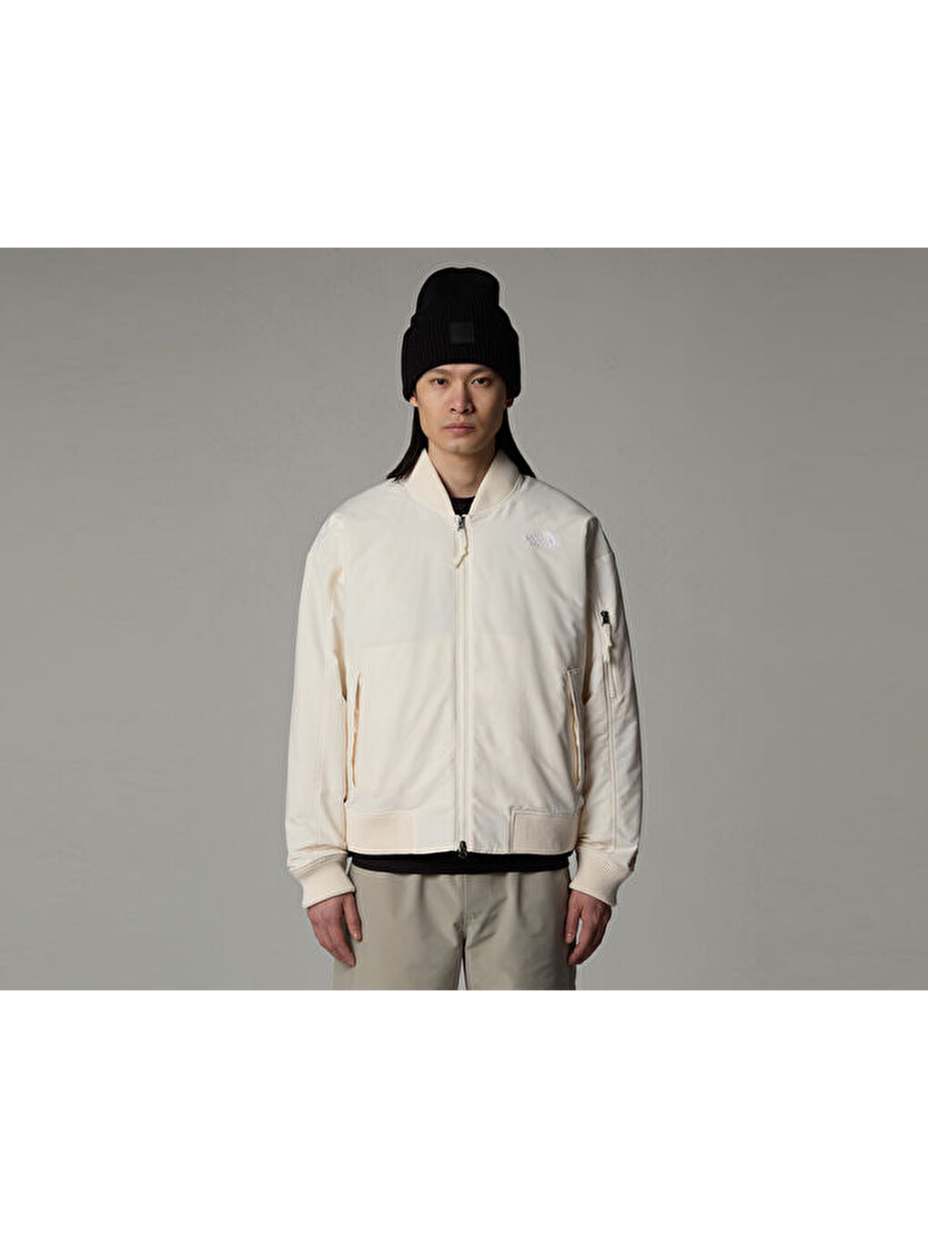 M Tnf Bomber Erkek Günlük Ceket Nf0a88xzqlı1 Beyaz-3
