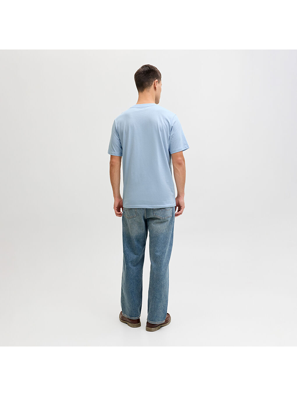 Brandon Erkek Mavi Tişört-1