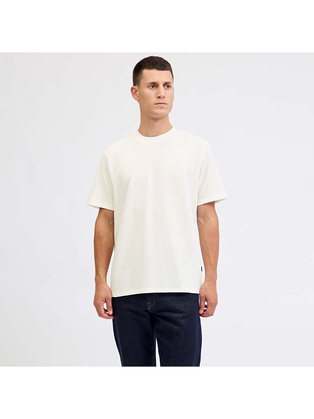 Blaleo Structure Erkek Beyaz Tişört