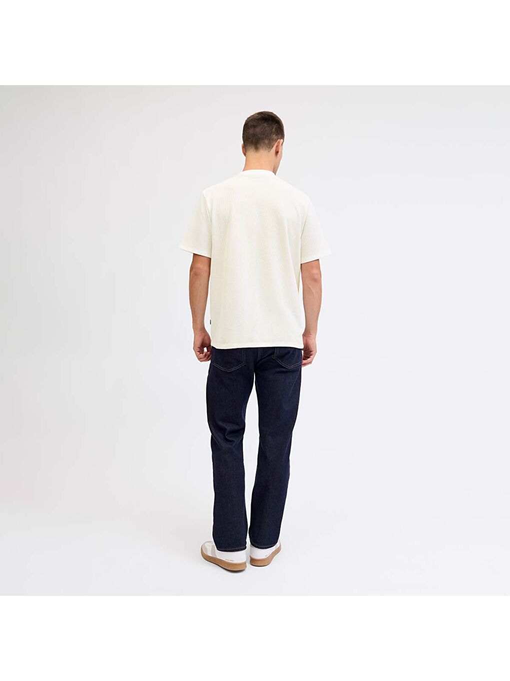 Blaleo Structure Erkek Beyaz Tişört-1