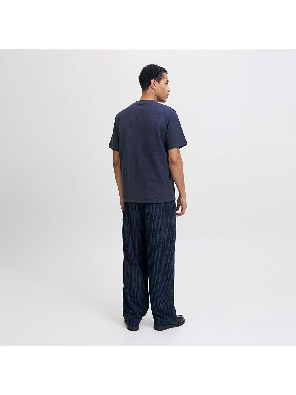 Blaleo Structure Erkek Lacivert Tişört-1