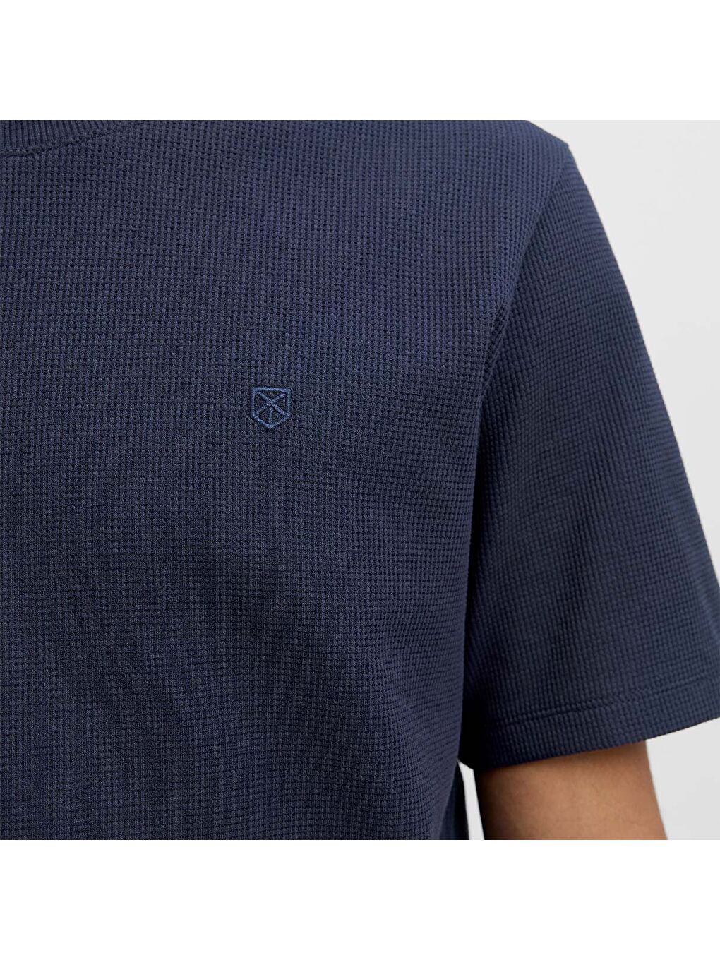 Blaleo Structure Erkek Lacivert Tişört-2