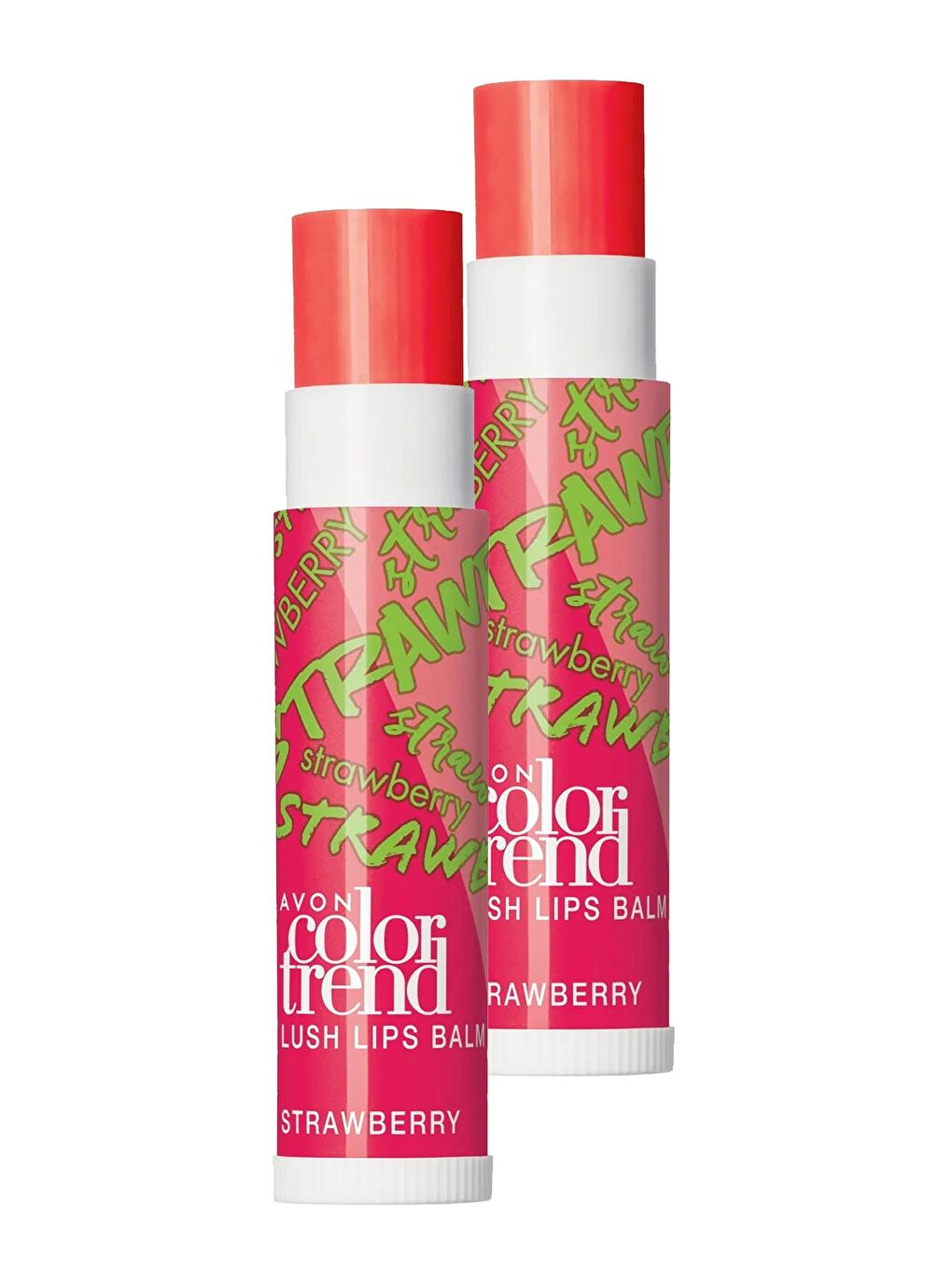 AVON Renksiz Color Trend Dudak Balmı Strawberry İkili Set