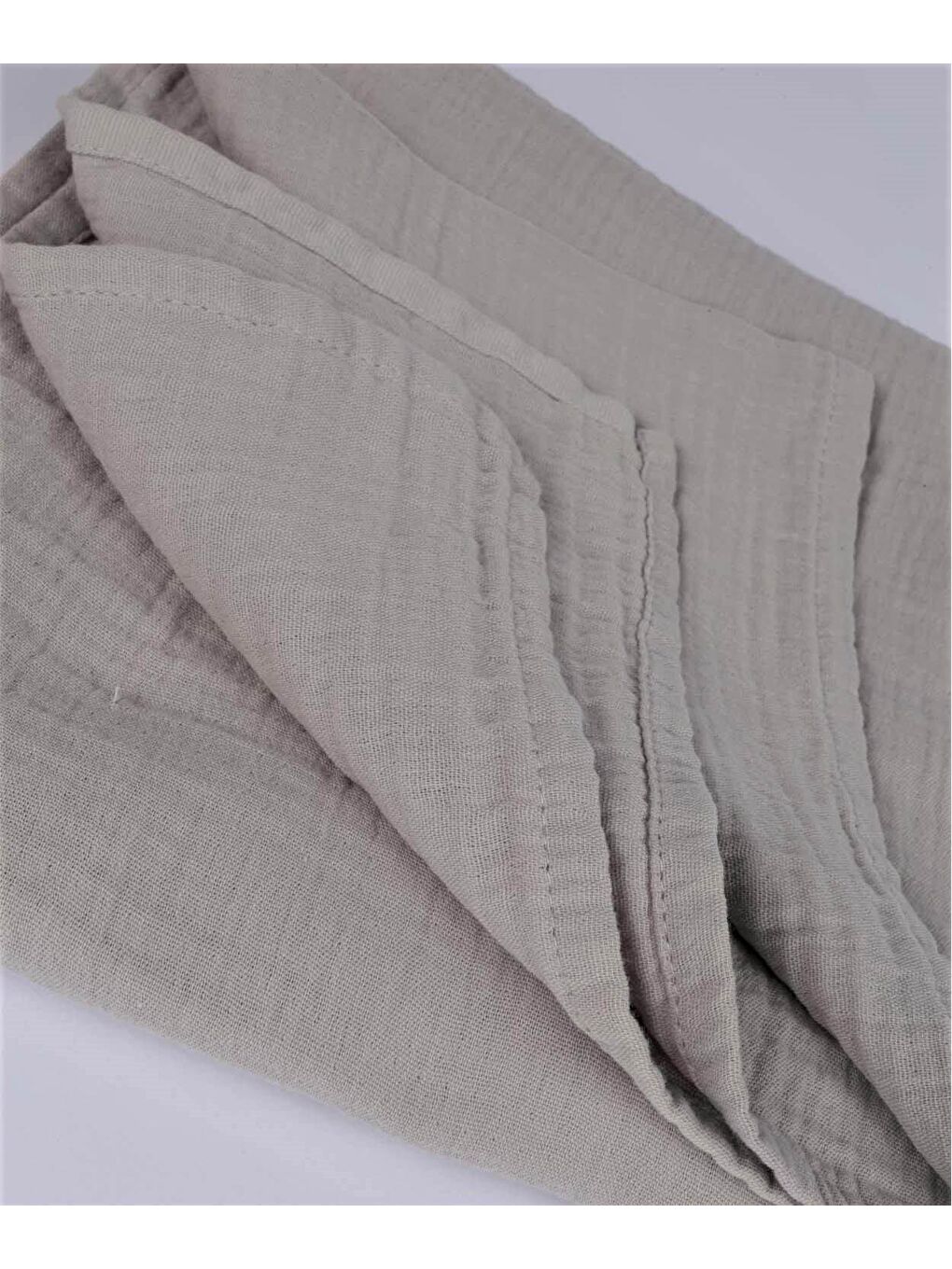 Düz Müslin Battaniye 90x100 cm Gri-1