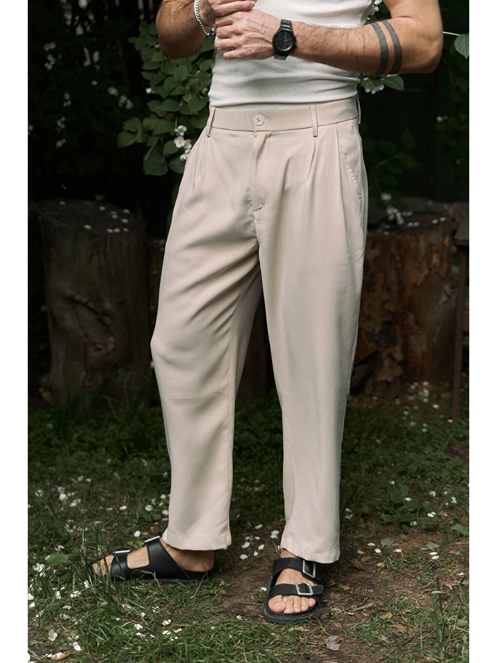 Ales Bej Erkek Pantolon-2