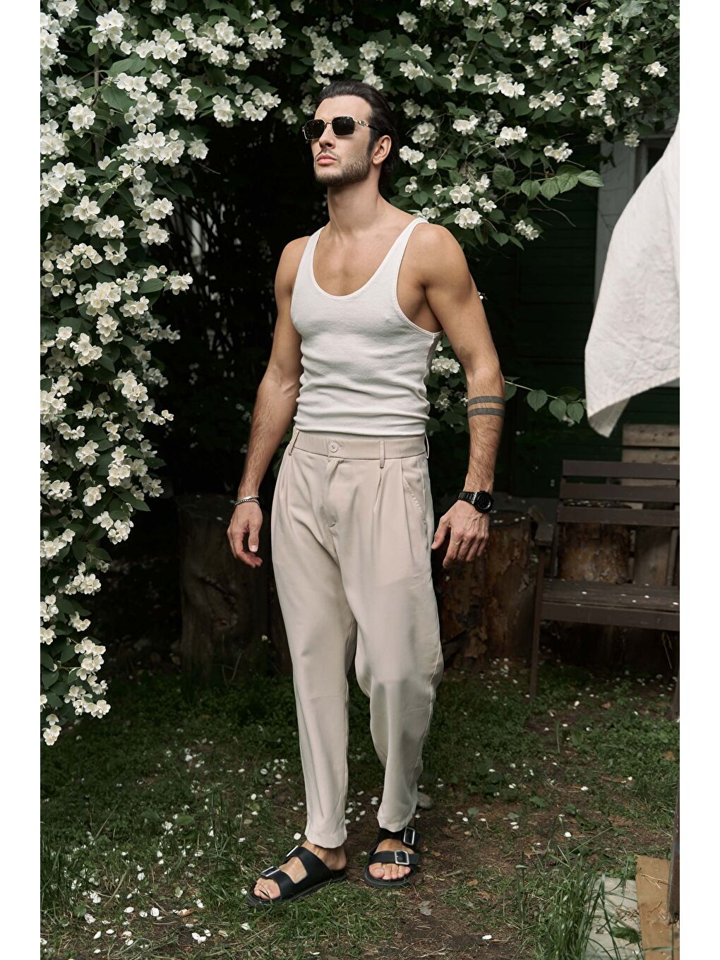 Ales Bej Erkek Pantolon-5