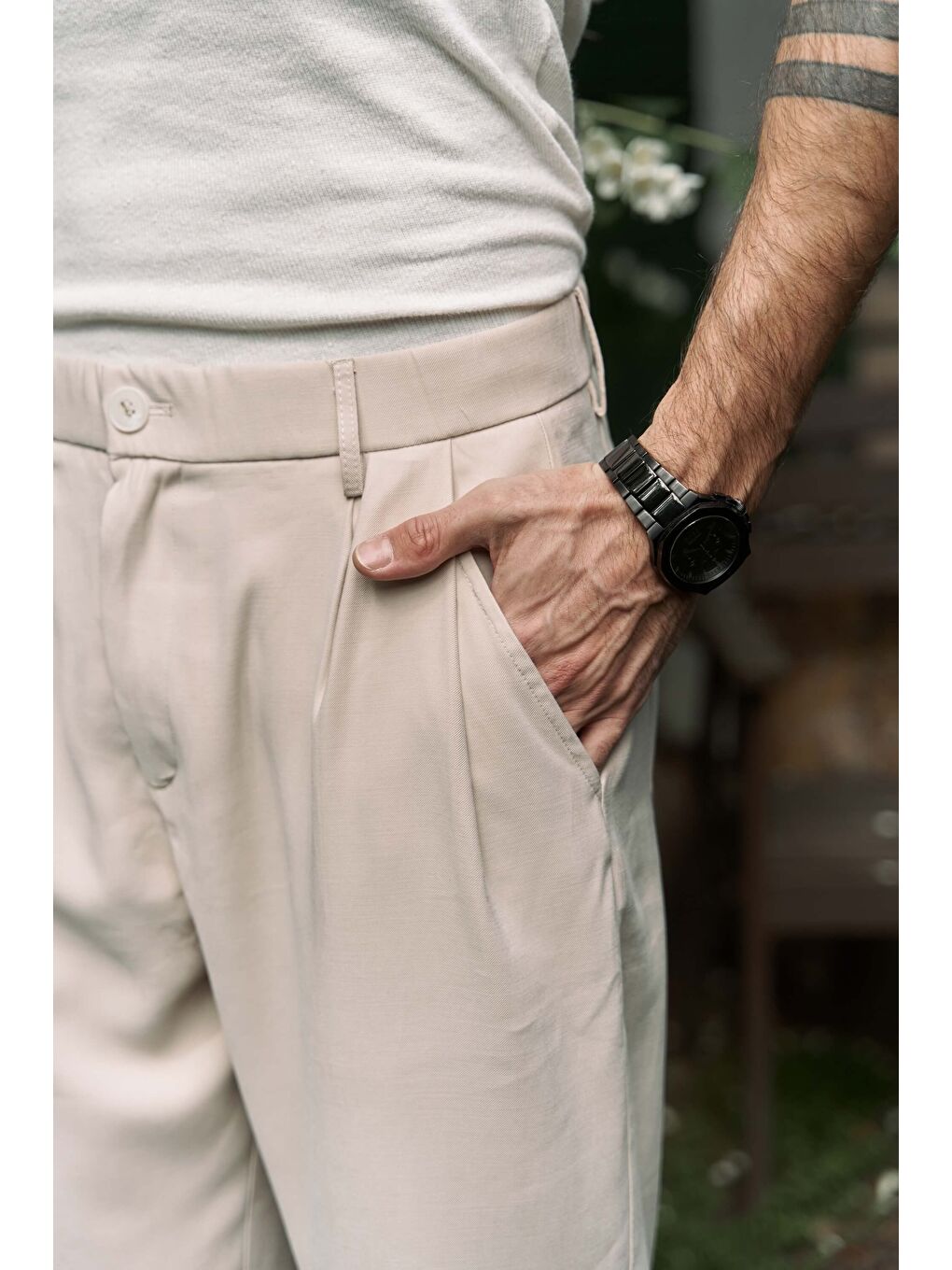 Ales Bej Erkek Pantolon-6