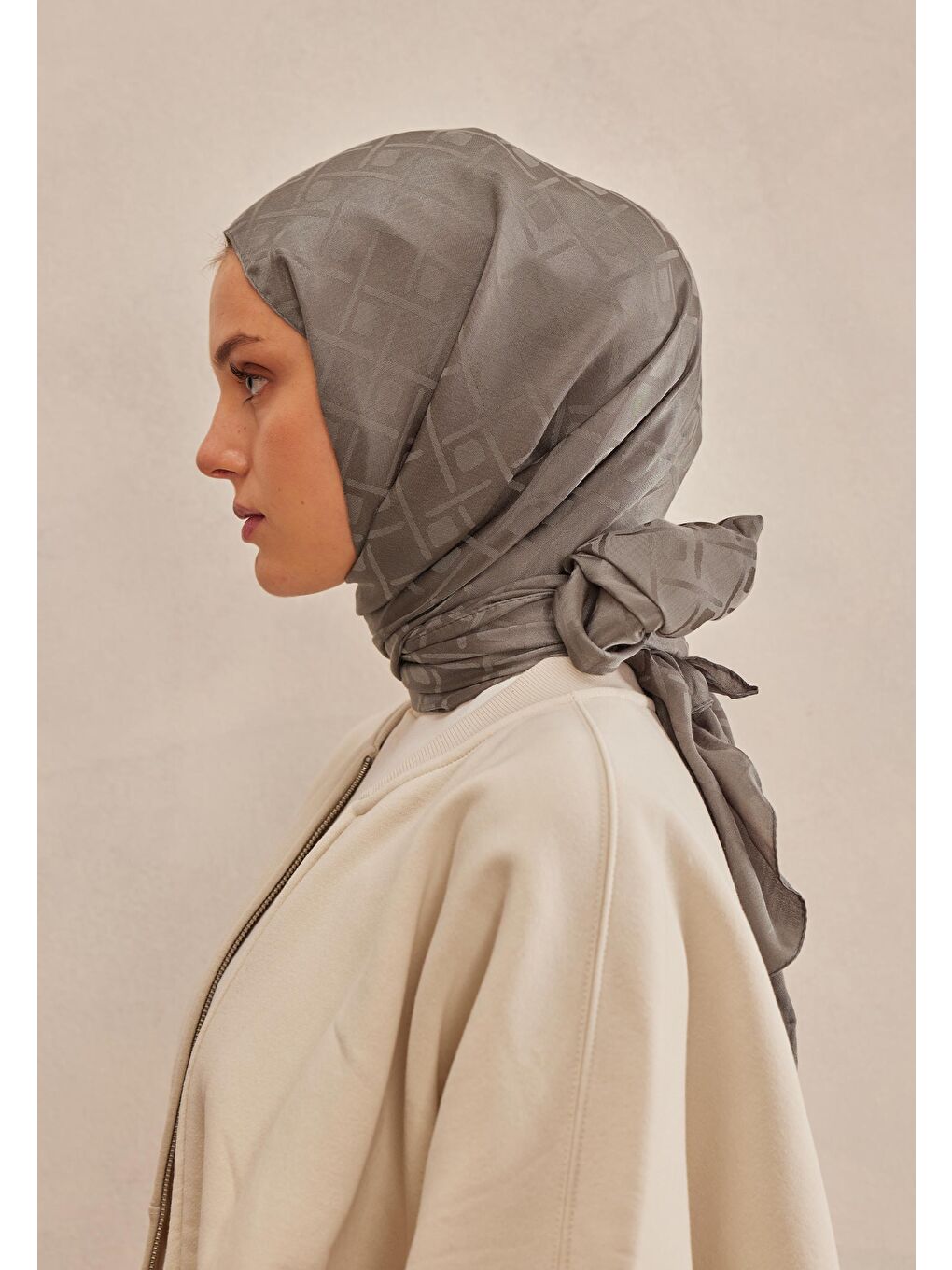 Porto Jakarlı Şal Köz Grisi-3