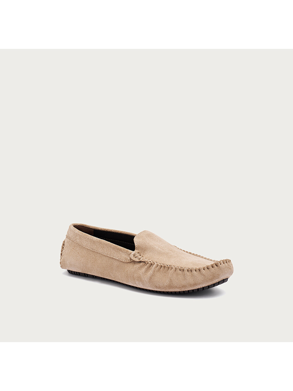 Erkek Bej Loafer Ayakkabı 12B0 SUEDE-1
