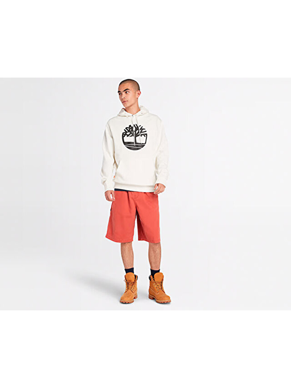 Core Logo P/o Hood Bb Erkek Günlük Sweatshirts Tb0a2bjhcm9 Beyaz-3