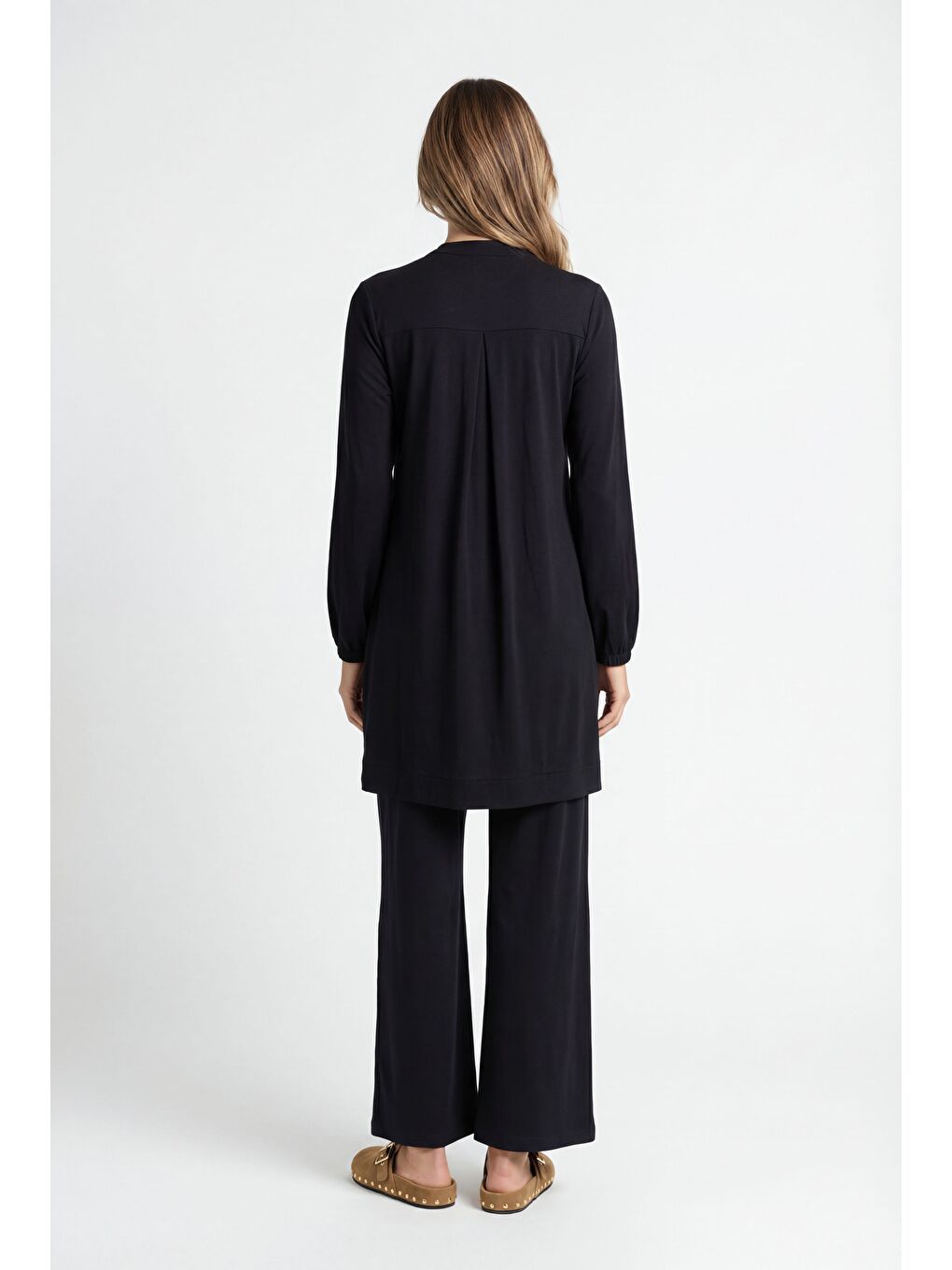 Siyah-Pis Dikişli Eşofman Takımı-2