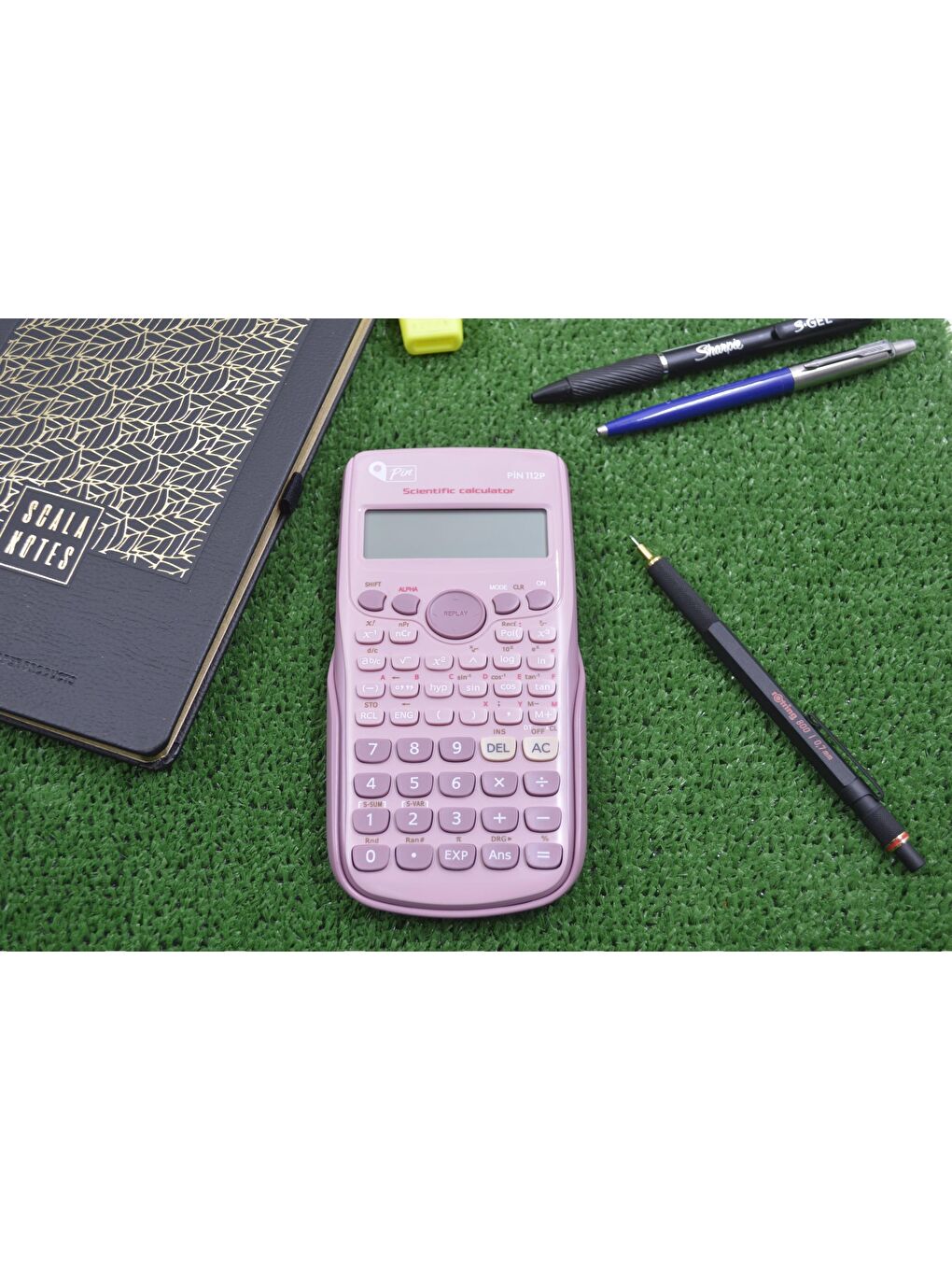 112P Pembe 240 Bilimsel Fonksiyonlu Hesap Makinesi-1