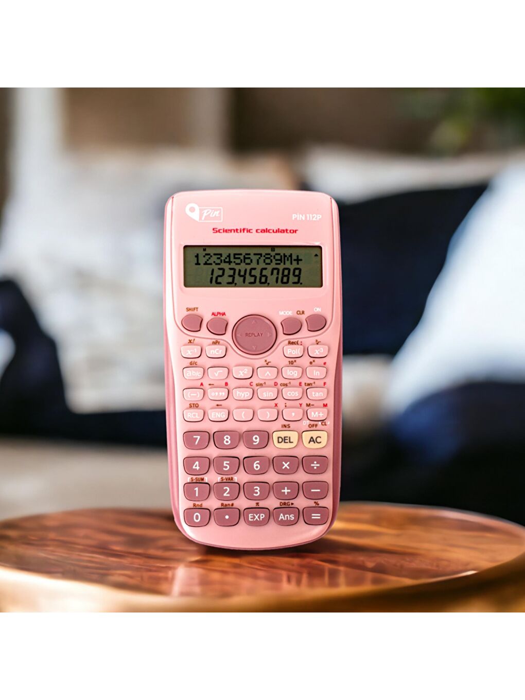 112P Pembe 240 Bilimsel Fonksiyonlu Hesap Makinesi-2