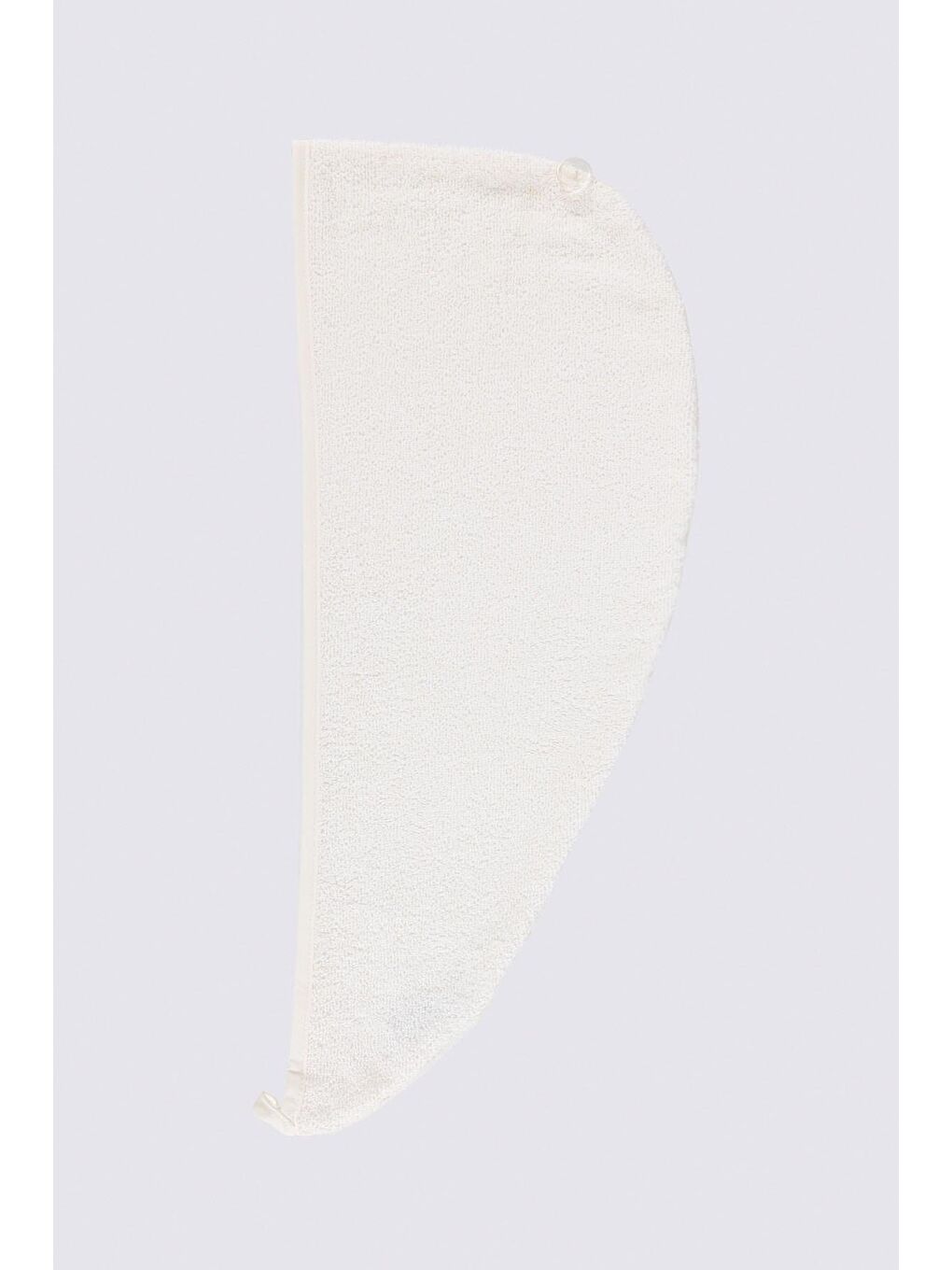 Ekru Saç Kurutma Havlusu %100 Pamuk Bukle Krem-1