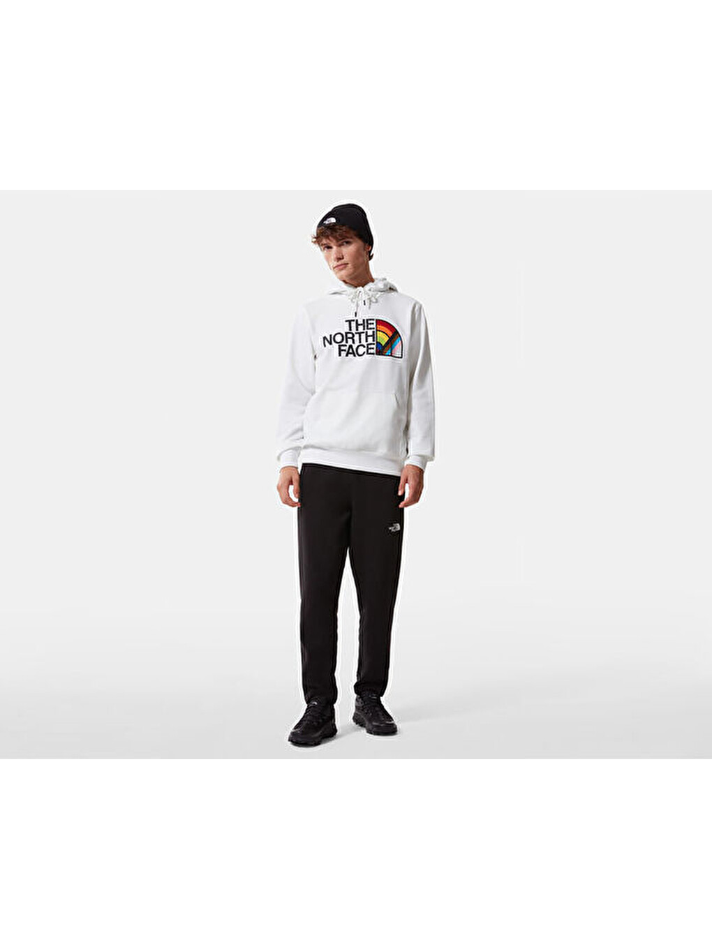 M Pullover Hoodie Erkek Outdoor Sweatshirts Nf0a7qckfn41 Beyaz-6